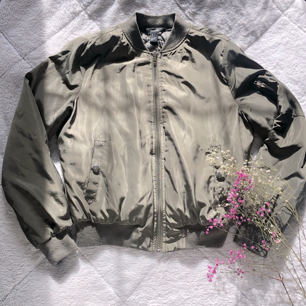 Green Bomber Jacket